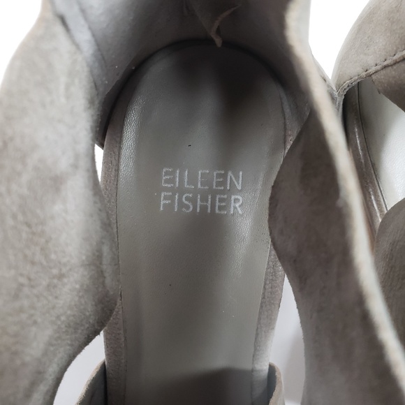 Eileen Fisher Ellis Wedge Cross Over Sandal 6.5 - Picture 4 of 8